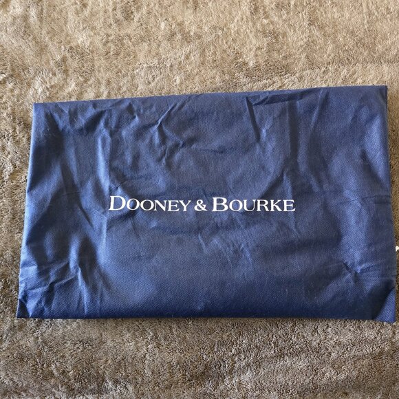 Dooney & Bourke Croco Embossed Leather Domed Satchel Bag Cognac Brown Tmoro VTG - Picture 5 of 16